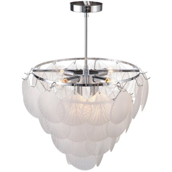 SLE104102-06 Светильник потолочный Хром/Белый E14 6*60W CHILLE