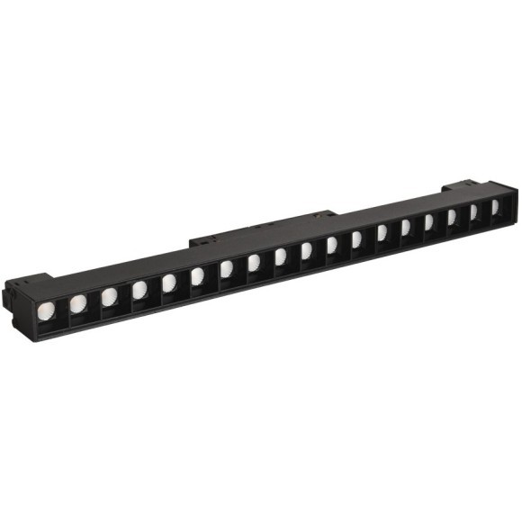 CLT 0.33 001 18W BL T3000K Трековый магнитный светодиодный светильник Crystallux Space 48V CRI90+ 3000К 1480Лм 120° 18W