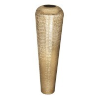 421332 MIYAZAKI Декоративная ваза металл брашированное золото H1300 Ø380