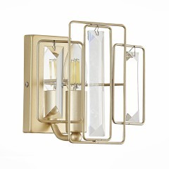 SLE103401-01 Светильник настенный Шампань/Прозрачный E14 1*40W GIANO SLE103401-01 Светильник настенный Шампань/Прозрачный E14 1*40W GIANO