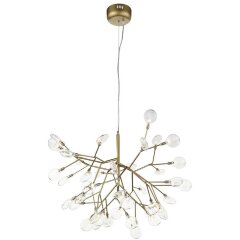 SL411.203.45 Люстра подвесная ST-Luce Золотистый/Прозрачный G4 45*1,5W RICCARDO SL411.203.45 Люстра подвесная ST-Luce Золотистый/Прозрачный G4 45*1,5W RICCARDO