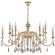 Люстра Crystal Lux MERCEDES SP6+6 GOLD/COLOR