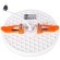 ST700.538.08 Св-к встр. Белый LED 1*8W 3000K 690Lm Ra80 180° IP44 D90xH20 85-265V Встраиваемые светильники
