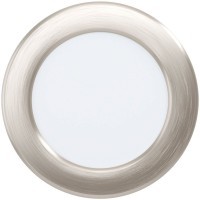 99153 Светодиодный встраиваемый светильник FUEVA 5, 5,5W (LED), Ø117, ET26, 700lm, 4000K, сталь, никель ма