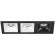 Встраиваемый светильник Lightstar D537060607 Domino под лампы 3xGU5.3 150W