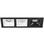Встраиваемый светильник Lightstar D537060607 Domino под лампы 3xGU5.3 150W