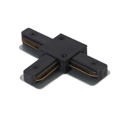 Т-образный соединитель для накладных однофазных шинопроводов Crystal Lux CLT 0.211 08 BL