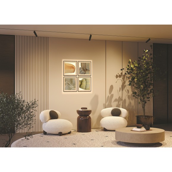 TR108-2-10W3K-B Трековый магнитный светодиодный светильник Maytoni Exility CRI90+ 3000К 360Лм 20-35° 10Вт