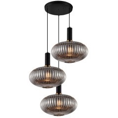 Подвесной светильник Lumina Deco Floril LDP 1216-3 GY+BK Подвесной светильник Lumina Deco Floril LDP 1216-3 GY+BK