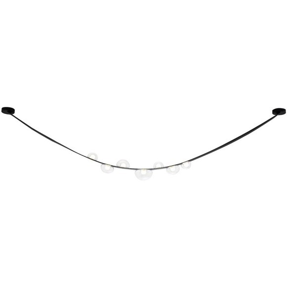 Светильник подвесной Crystal Lux BOSQUE SP7 L3000 BLACK/TRANSPARENT