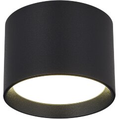 ST163.402.01 Светильник потолочный Черный GX53 1*50W IP20 D85xH60 220V Без ламп Накладные светильники ST163.402.01 Светильник потолочный Черный GX53 1*50W IP20 D85xH60 220V Без ламп Накладные светильники