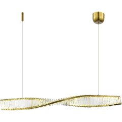 SL6205.323.01 Светильник подвесной ST-Luce Латунь/Прозрачный LED 1*25W 4000K ELICA SL6205.323.01 Светильник подвесной ST-Luce Латунь/Прозрачный LED 1*25W 4000K ELICA