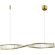 SL6205.323.01 Светильник подвесной ST-Luce Латунь/Прозрачный LED 1*25W 4000K ELICA