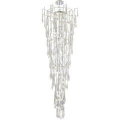 SL1660.103.25 Светильник подвесной ST-Luce Хром/Хром, Прозрачный G9 25*5W 4000K TEARDROPS SL1660.103.25 Светильник подвесной ST-Luce Хром/Хром, Прозрачный G9 25*5W 4000K TEARDROPS