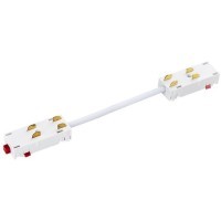 Соединитель питания гибкий 29см белый TETA PRO 220V Lightstar 505156
