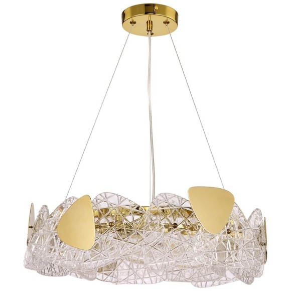 6582/6 NEOCLASSI LN24 золотой/прозрачный, золотой металл/стекло, металл Люстра подвесная E14 6*40W 220V QUEENY