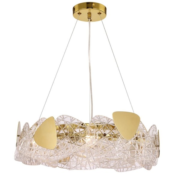 6582/6 NEOCLASSI LN24 золотой/прозрачный, золотой металл/стекло, металл Люстра подвесная E14 6*40W 220V QUEENY
