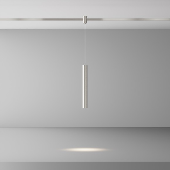 Трековый магнитный светодиодный светильник Maytoni Flarity Focus Led TR155-1-5W4K-PT