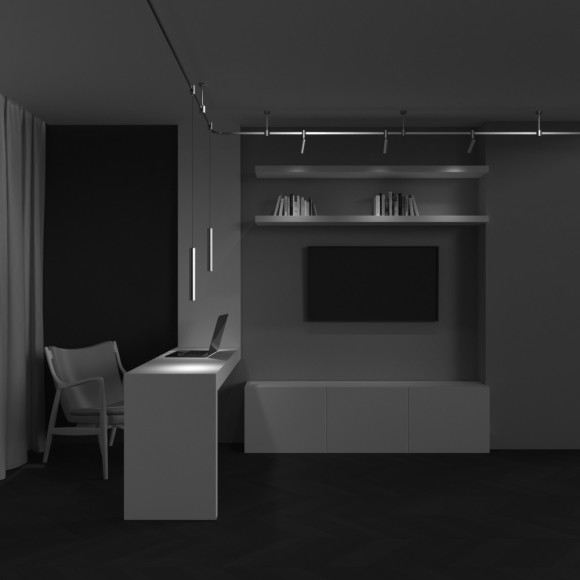 Трековый магнитный светодиодный светильник Maytoni Flarity Focus Led TR155-1-5W4K-PT