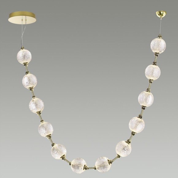 Подвесной дизайнерский светильник Odeon Light LED 48W 4000K 2640Лм CRYSTAL 5008/48L