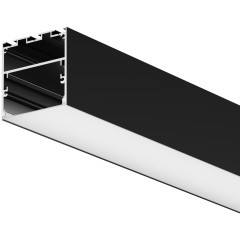 Алюминиевый профиль накладной-подвесной 50x50 (Черный, 2 м), ALM-5050T-B-2M 633008 Алюминиевый профиль накладной-подвесной 50x50 (Черный, 2 м), ALM-5050T-B-2M 633008