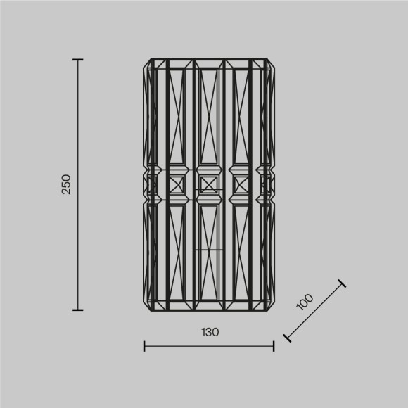 Настенный светильник (бра) Maytoni MOD094WL-01CH Настенный светильник (бра) Maytoni MOD094WL-01CH