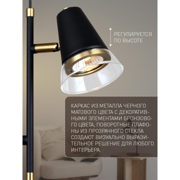 4618-2P, подвес, D290xH425/1600, 2xGU10x35W, excluded