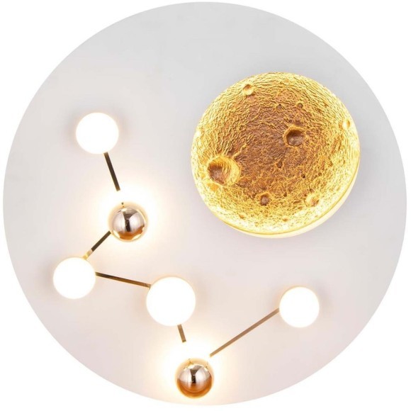 4630-5C, потолочный светильник, D500xH100, LEDx42W, 2530LM, 4000K, included