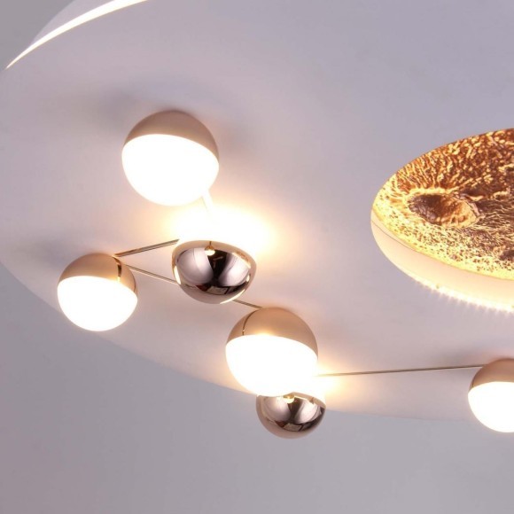 4630-5C, потолочный светильник, D500xH100, LEDx42W, 2530LM, 4000K, included