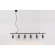 Светильник потолочный Crystal Lux RIVO SP6 L1200 BL 4240/206 Светильник потолочный Crystal Lux RIVO SP6 L1200 BL 4240/206