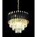 Подвесная люстра  LDP 6003-400 BK+F.GD