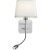 Настенный светильник на гибкой ножке Favourite 1687-2W Baumwolle под лампу 1xE14 40W