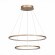 ST603.243.56 Светильник подвесной ST-Luce Золотистый/Белый LED 1*56W 4000K Подвесные светильники