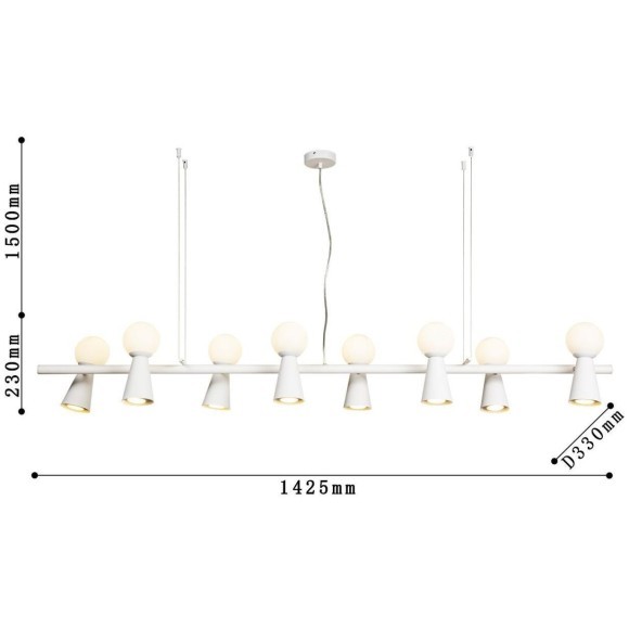 Подвесной светильник Gnomes 4094-8P Подвесной светильник Gnomes 4094-8P