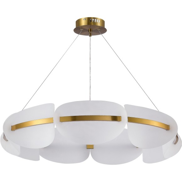 SL1304.203.56 Люстра подвесная ST-Luce Золотистый/Белый LED 1*56W 3000K ETOILE