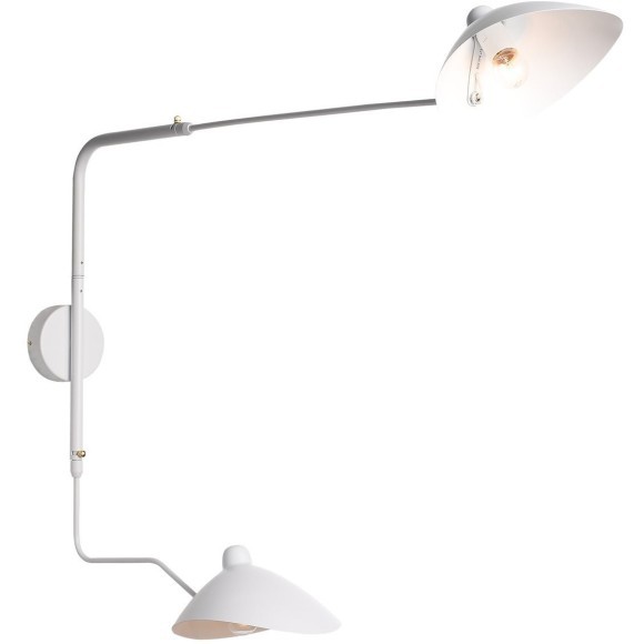 SL305.501.02 Светильник настенный ST-Luce Белый/Белый E27 2*60W SPRUZZO