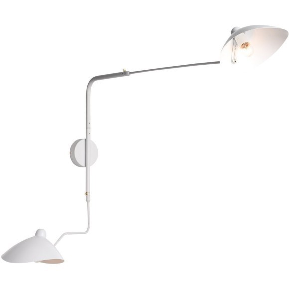 SL305.501.02 Светильник настенный ST-Luce Белый/Белый E27 2*60W SPRUZZO