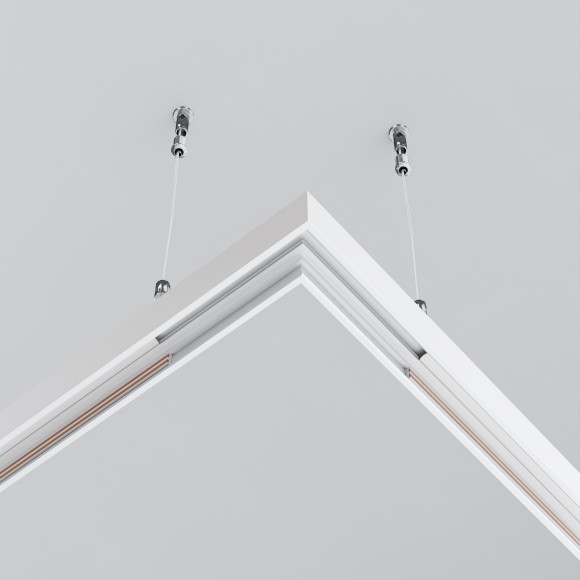 Угловой коннектор для низкопрофильного накладного шинопровода Maytoni Exility TRAM034CL-41W Угловой коннектор для низкопрофильного накладного шинопровода Maytoni Exility TRAM034CL-41W