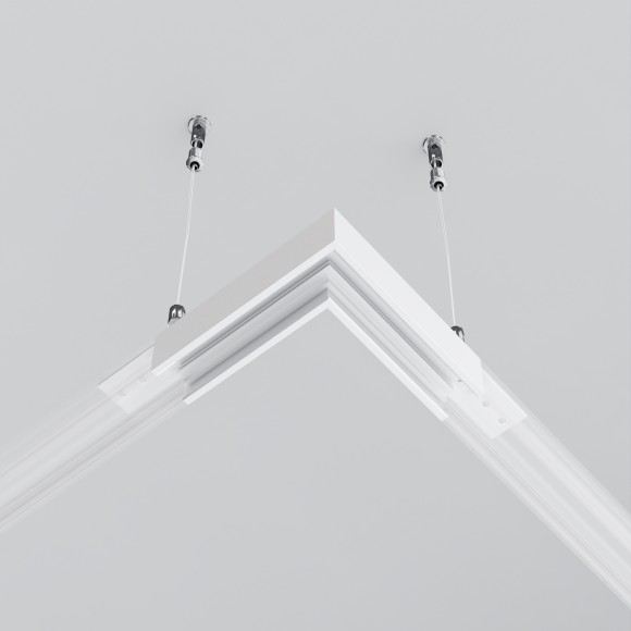 Угловой коннектор для низкопрофильного накладного шинопровода Maytoni Exility TRAM034CL-41W Угловой коннектор для низкопрофильного накладного шинопровода Maytoni Exility TRAM034CL-41W