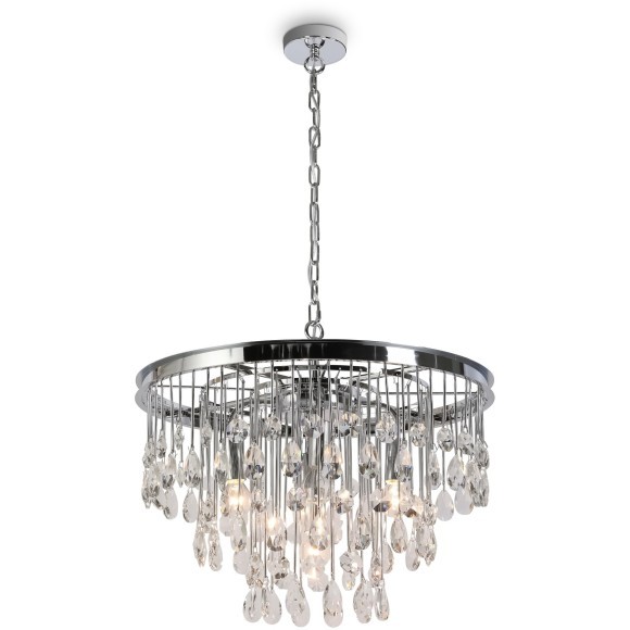 Подвесная люстра хрустальная Linn MOD091PL-05CH Подвесная люстра хрустальная Linn MOD091PL-05CH