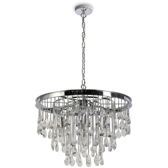 Подвесная люстра хрустальная Linn MOD091PL-05CH Подвесная люстра хрустальная Linn MOD091PL-05CH