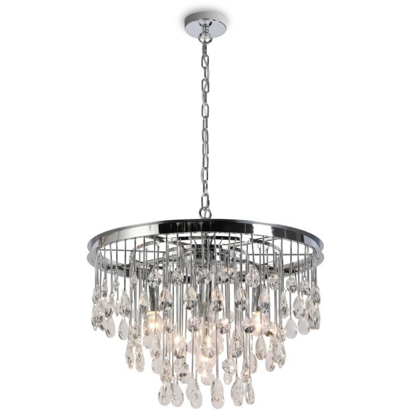 Подвесная люстра хрустальная Linn MOD091PL-05CH Подвесная люстра хрустальная Linn MOD091PL-05CH