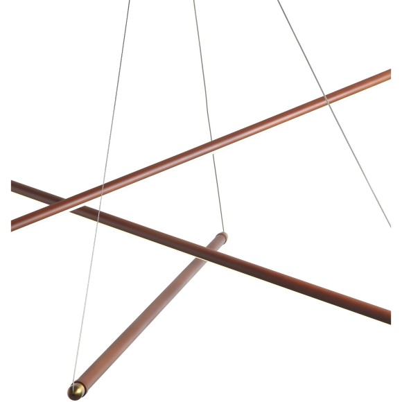 SL6225.303.03 Светильник подвесной ST-Luce Латунь/Терракотовый, Белый LED 3*13W 3000K BRICK SL6225.303.03 Светильник подвесной ST-Luce Латунь/Терракотовый, Белый LED 3*13W 3000K BRICK