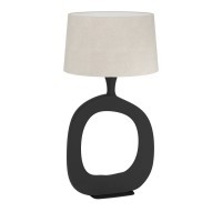 390424 DIEZMA Настольная лампа с 1 лампой E27, 60Вт, механический выключатель, металл, ткань