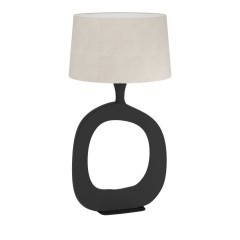 390424 DIEZMA Настольная лампа с 1 лампой E27, 60Вт, механический выключатель, металл, ткань 390424 DIEZMA Настольная лампа с 1 лампой E27, 60Вт, механический выключатель, металл, ткань