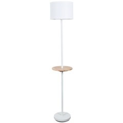 Торшер со столиком Arte Lamp A4056PN-1WH COMBO под лампу 1xE27 60W Торшер со столиком Arte Lamp A4056PN-1WH COMBO под лампу 1xE27 60W