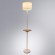 Торшер со столиком Arte Lamp A4056PN-1WH COMBO под лампу 1xE27 60W
