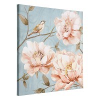 423151 ALAMINOS Картина на холсте разноцветная L800 H800 дерево