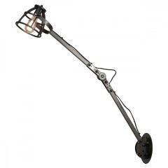 Настенный светильник на гибкой ножке Lussole GRLSP-8066 MATANUSKA IP21 под лампу 1xE27 10W Настенный светильник на гибкой ножке Lussole GRLSP-8066 MATANUSKA IP21 под лампу 1xE27 10W