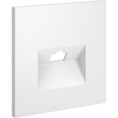 Накладка для розетки компьютерной RJ45 кат.6, S70 (белый матовый)